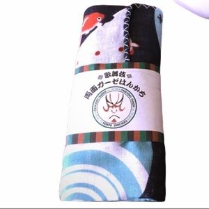 NWT Honpo Shochiku Kabuki-ya - 2 Sided Handkerchief